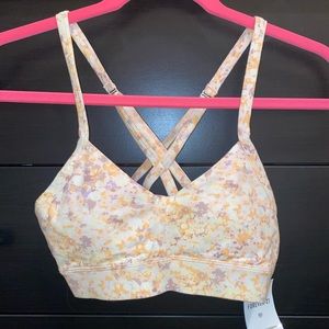 NWT Floral Sports Bra